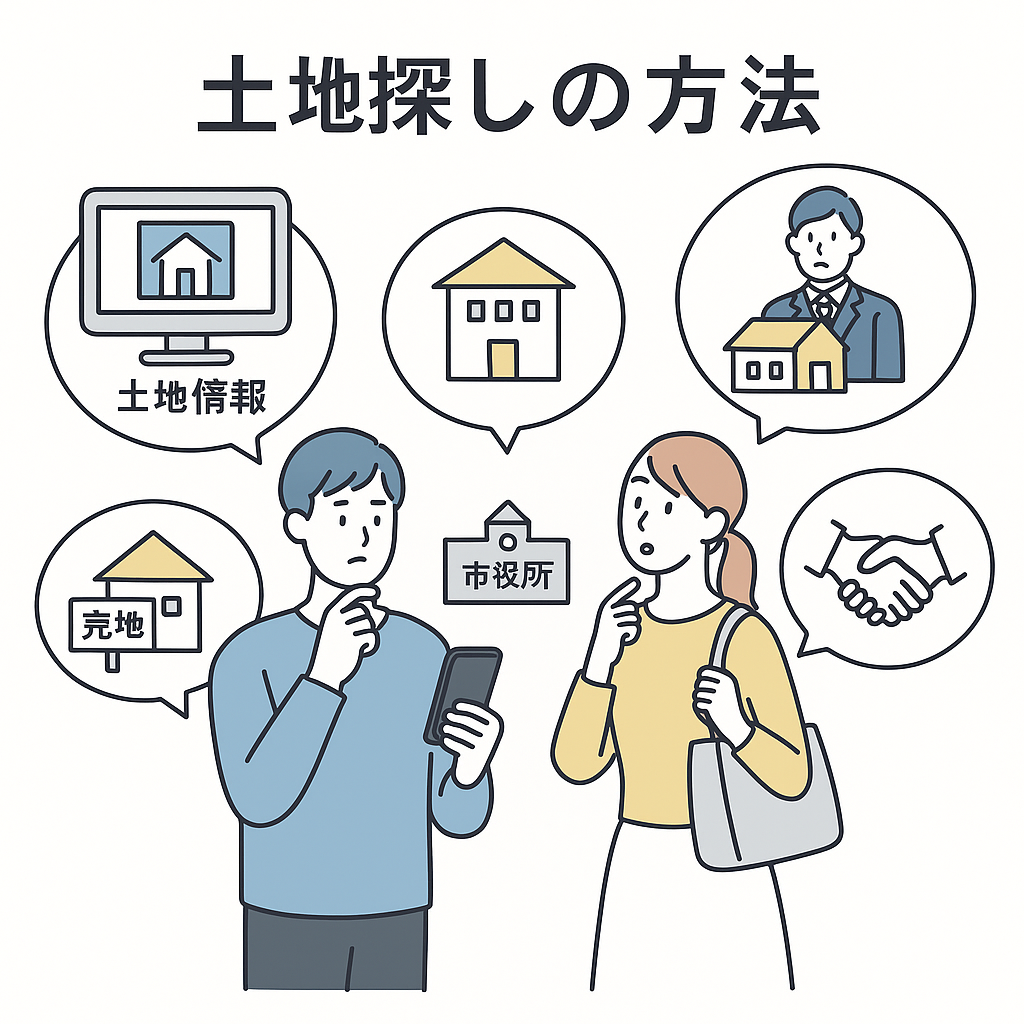 土地購入の方法
